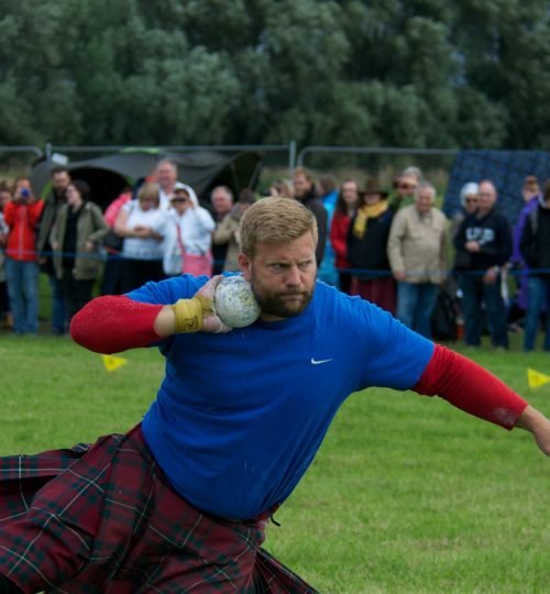 Stirling Highland Games heavyweights competitor